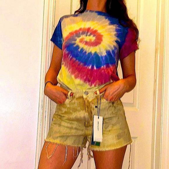 Vintage tie dye drip ladies oversized small beautifully made like a galaxy swirl - Picture 11 of 11